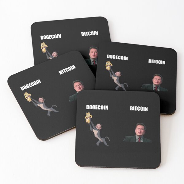 Item preview, Elon with Dogecoin vs. Elon with Bitcoin designed and sold by FunGuru.