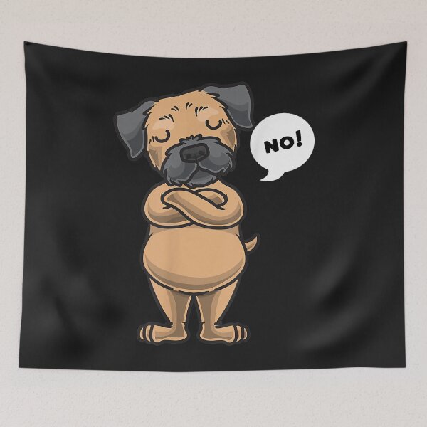 Item preview, Stubborn Border Terrier Dog TShirt33 designed and sold by emilydor.