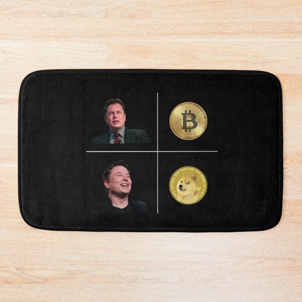 Item preview, Elon with Dogecoin vs. Elon with Bitcoin designed and sold by FunGuru.
