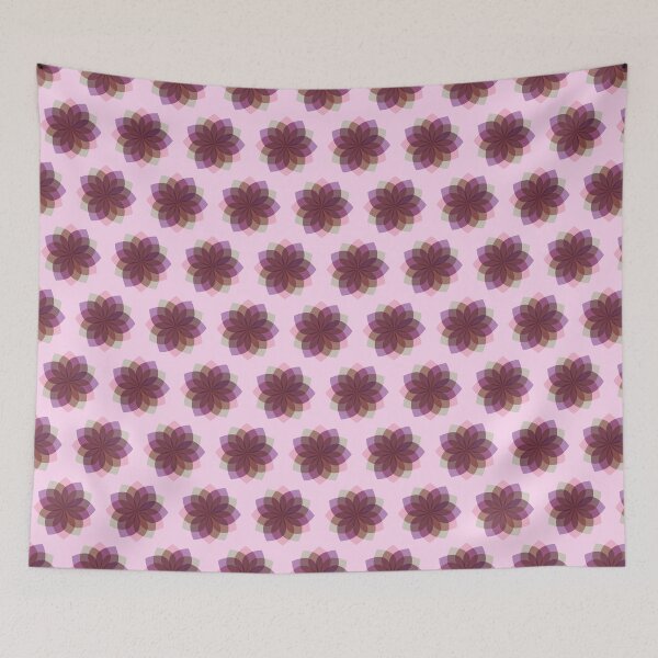 Item preview, 12-Petal Geometric Flower Pattern A 01 designed and sold by Jovydesign.