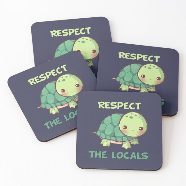 Item preview, Respect the locals, save the turtles, Awesome gift for your friends and family    designed and sold by abdelhak2005.