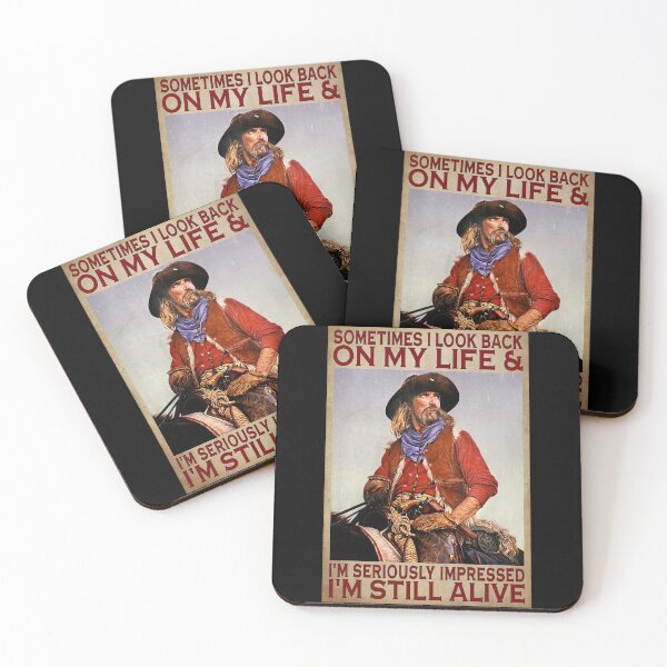 Item preview, Sometimes I Look Back On My Life CowBoy - Graphics Cowboy With Horse designed and sold by douglasNVD.