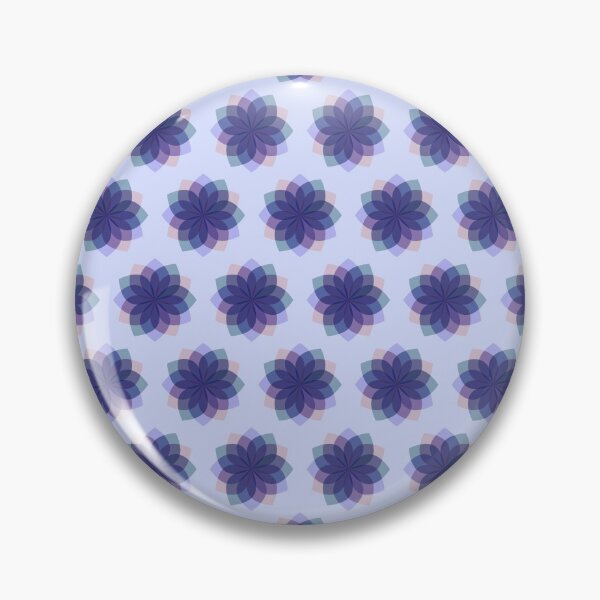 Item preview, 12-Petal Geometric Flower Pattern A 05 designed and sold by Jovydesign.