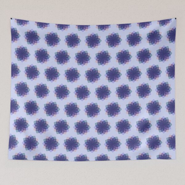 Item preview, 12-Petal Geometric Flower Pattern A 05 designed and sold by Jovydesign.