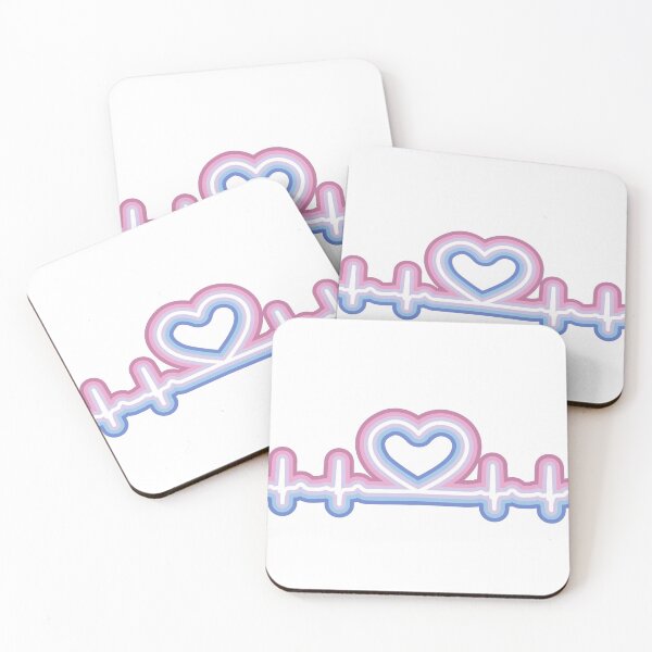 Item preview, Bigender Pride Heartbeat designed and sold by Heartbeatsalad.