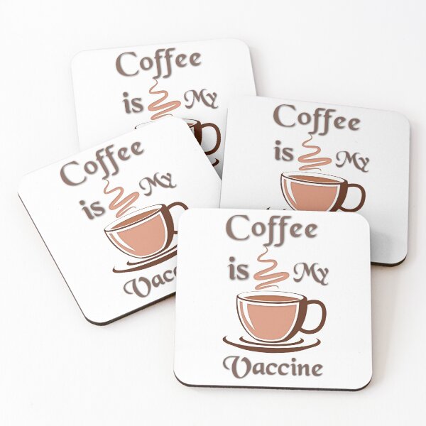 Item preview, Coffee is my vaccine designed and sold by lalitkumar18.