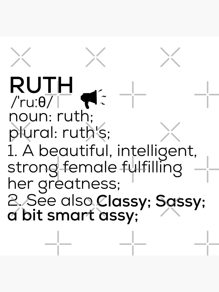 ruth-name-definition-poster-for-sale-by-teelogic-redbubble