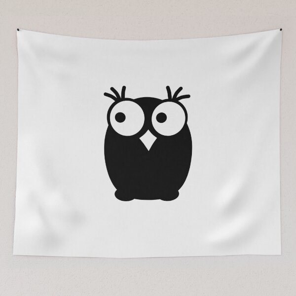Item preview, Little owl black and white designed and sold by Cevetan.