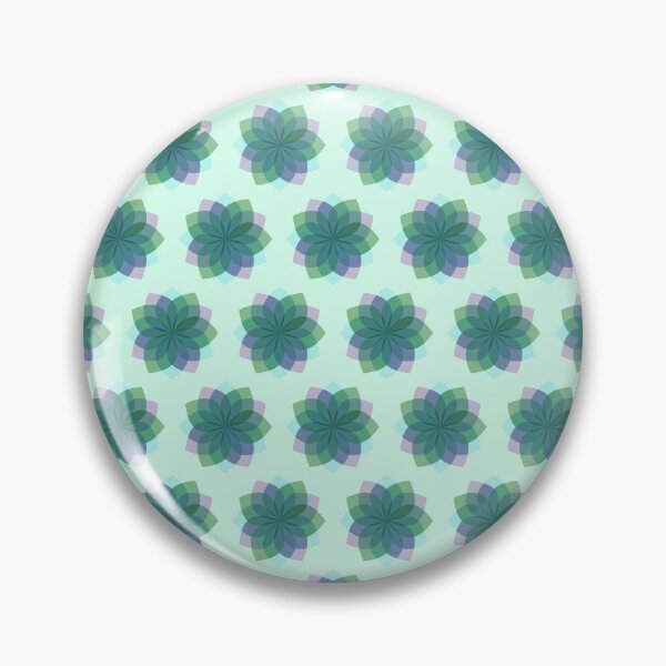 Item preview, 12-Petal Geometric Flower Pattern A 06 designed and sold by Jovydesign.