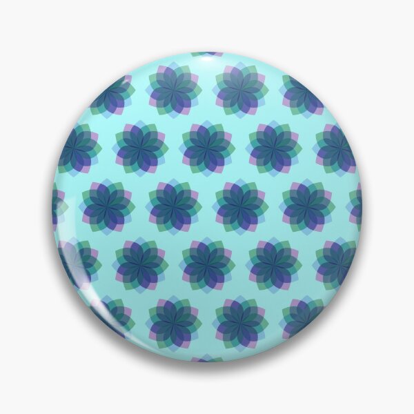 Item preview, 12-Petal Geometric Flower Pattern A 07 designed and sold by Jovydesign.
