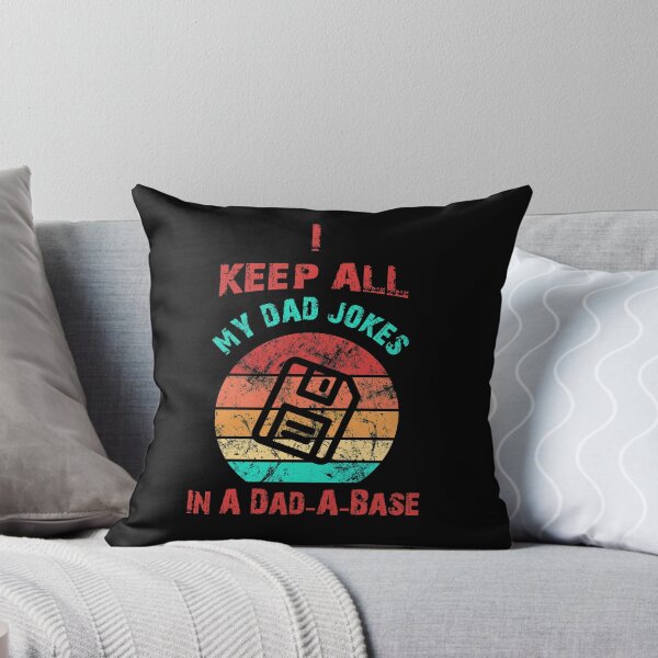 Item preview, I Keep All My Dad Jokes In A Dad-A-Base FUNNY Vintage  DAD TEES designed and sold by Easy-Logo.
