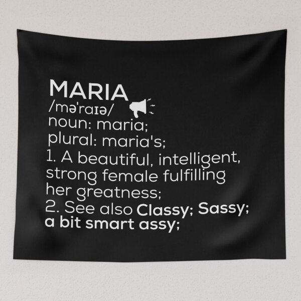 Item preview, Maria Name Definition designed and sold by Teelogic.
