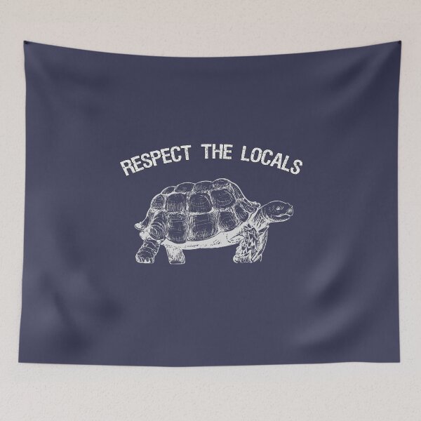 Item preview, Respect the locals, save the turtles, Awesome gift for your friends and family    designed and sold by abdelhak2005.