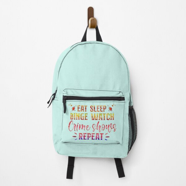 Item preview, Eat Sleep Binge Watch Crime Shows Repeat!  - A super fun true crime design designed and sold by CristalleLisa.