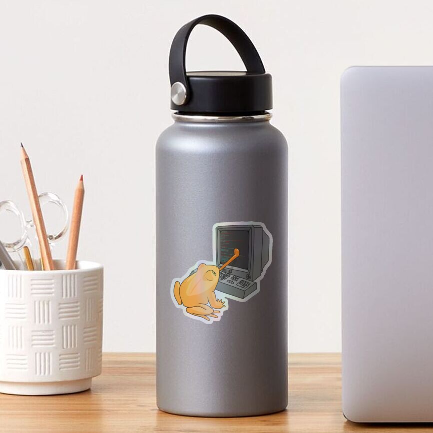 Item preview, Holographic Sticker designed and sold by amphibian-a-day.