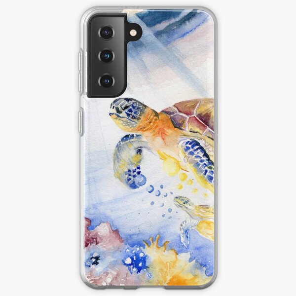 Going Up - Sea Turtle Samsung Galaxy Soft Case