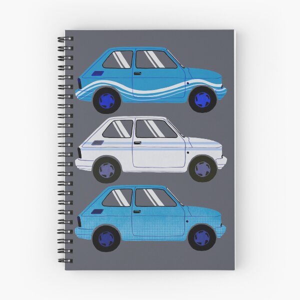 Item preview, Fiat 126 blue designed and sold by LenasScribbles.