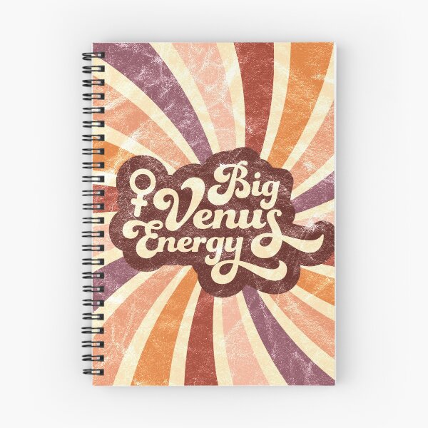Item preview, "Big Venus Energy" Distressed Feminist Psychedelic Retro 1970's Style Print designed and sold by XXRebellion.