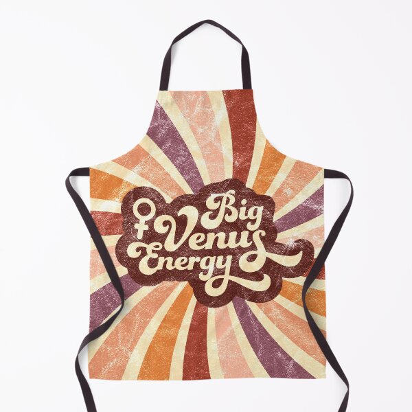 Item preview, "Big Venus Energy" Distressed Feminist Psychedelic Retro 1970's Style Print designed and sold by XXRebellion.