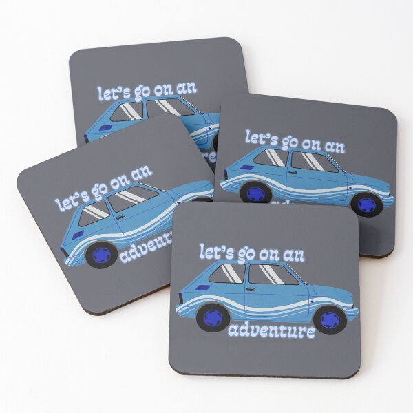 Item preview, Fiat 126 blue designed and sold by LenasScribbles.