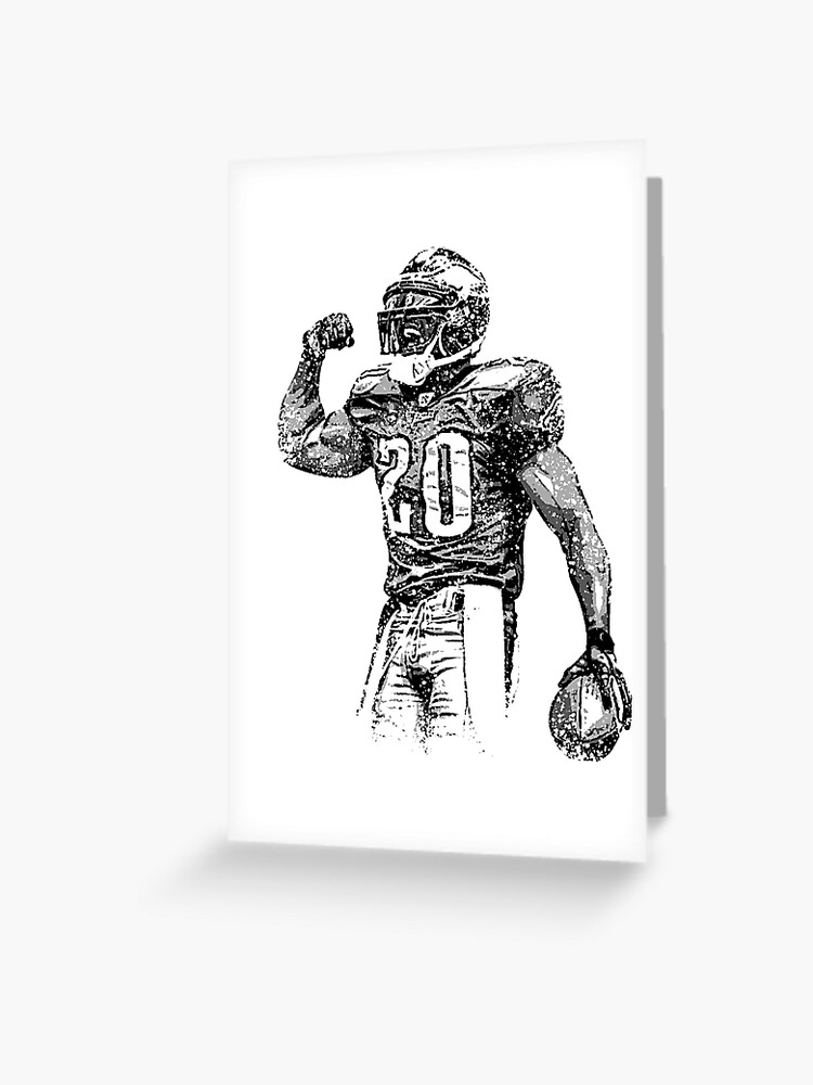 Brian Dawkins Home Jersey Canvas Print for Sale by designsheaven