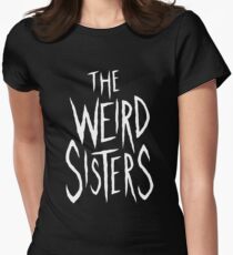 The Weird Sisters - White Women's Fitted T-Shirt