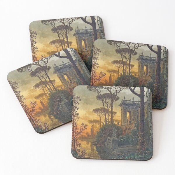 Item preview, Italian Palace at Dusk (19th century) - Ferdinand Knab designed and sold by SALON DES ARTS.