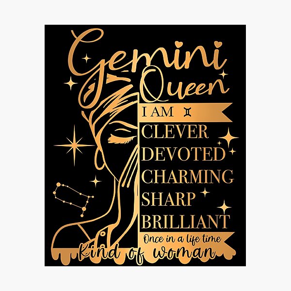 I Am a Gemini Queen I am Stronger Gemini Zodiac Bi' Sticker | Spreadshirt