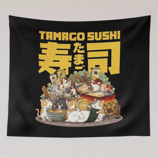 Item preview, Cat Tamago Sushi Workshop designed and sold by Takeda-art.