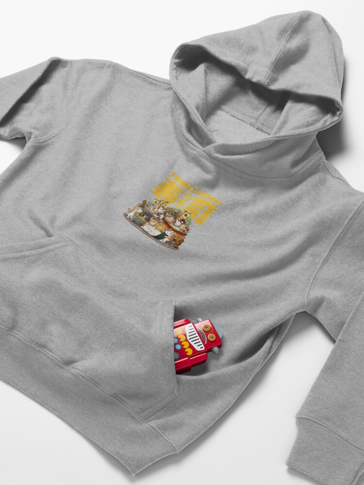 Alternate view of Cat Tamago Sushi Workshop Kids Pullover Hoodie