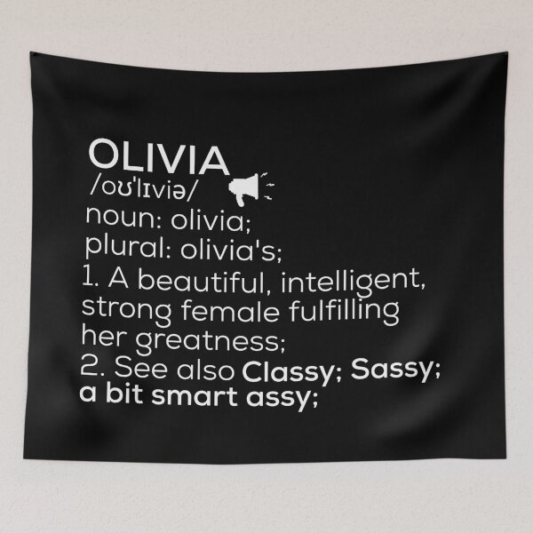Item preview, Olivia Name Definition designed and sold by Teelogic.