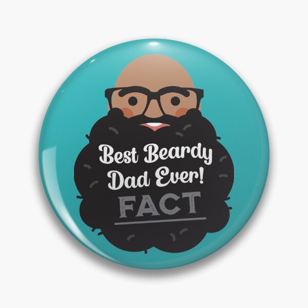 Item preview, Best (Black) Beardy Dad Ever -FACT- designed and sold by VicEllisArt.