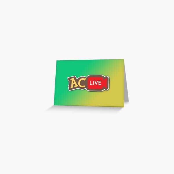 AC Live Green Scape Greeting Card