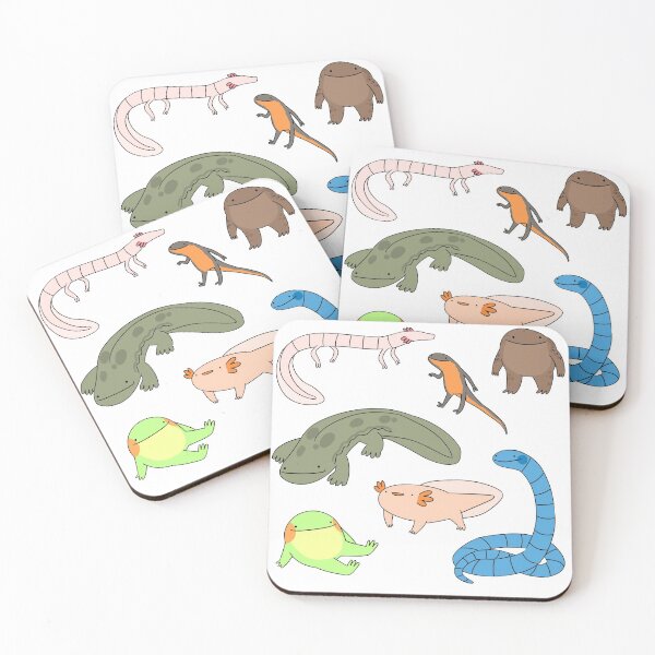 Item preview, amphibian friends text-free designed and sold by amphibian-a-day.