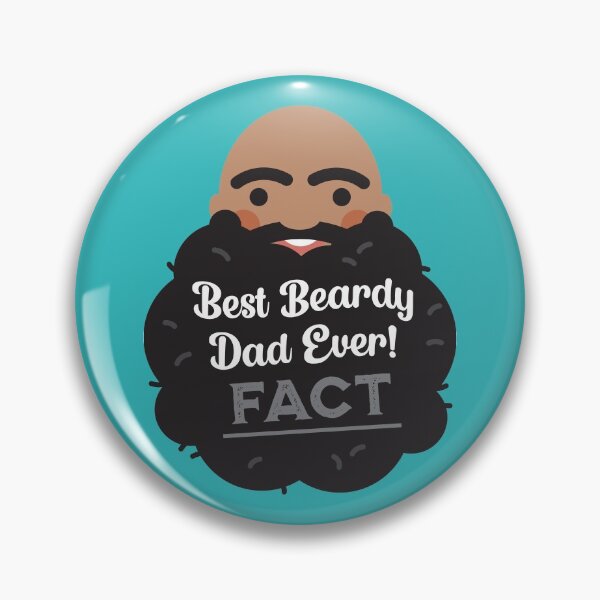 Item preview, Best (Black) Beardy Dad Ever -FACT!- designed and sold by VicEllisArt.