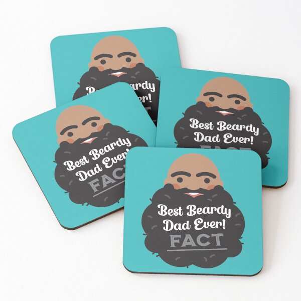 Item preview, Best (Black) Beardy Dad Ever -FACT!- designed and sold by VicEllisArt.