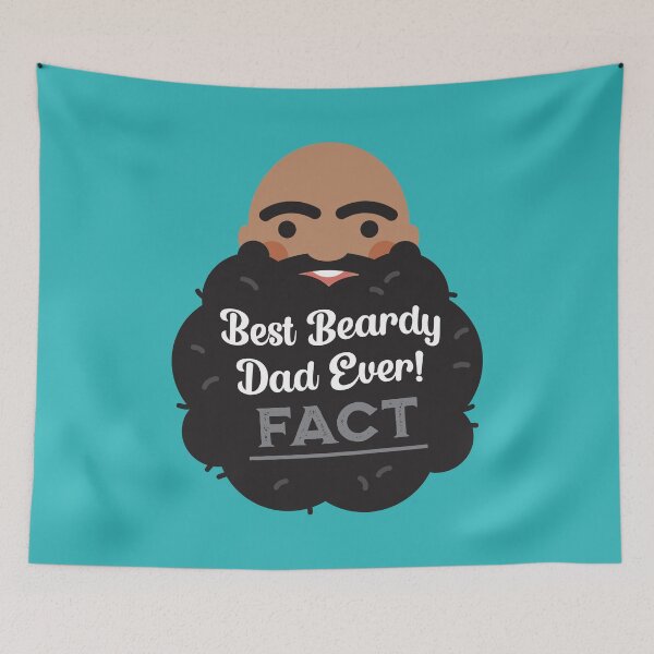 Item preview, Best (Black) Beardy Dad Ever -FACT!- designed and sold by VicEllisArt.