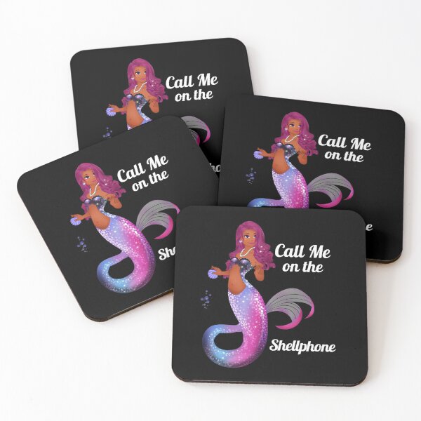 Item preview, Call Me on the Shellphone Mermaid designed and sold by Monique Prince.