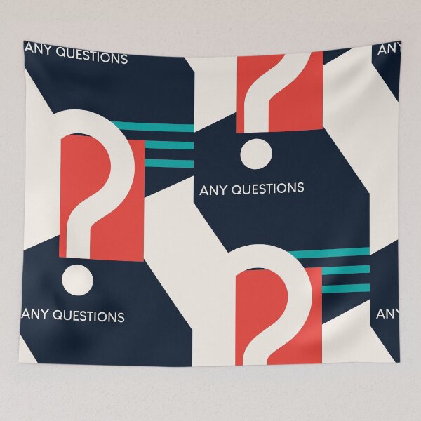 Item preview, Alguna pregunta ? - Impresión de diseño de cartel designed and sold by Lucie Jamais.