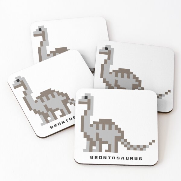 Item preview, Long neck dinosaur pixel art design. designed and sold by CIMANN.