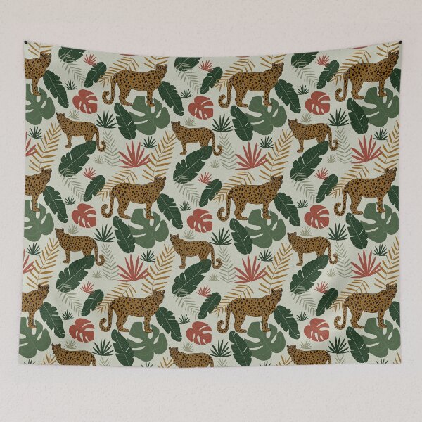 Item preview, Leopard Jungle Pattern designed and sold by KatrinElise.