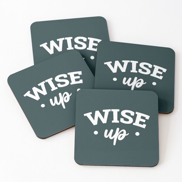Item preview, Wise Up (Dark Green BG) designed and sold by FilipeFerreira.