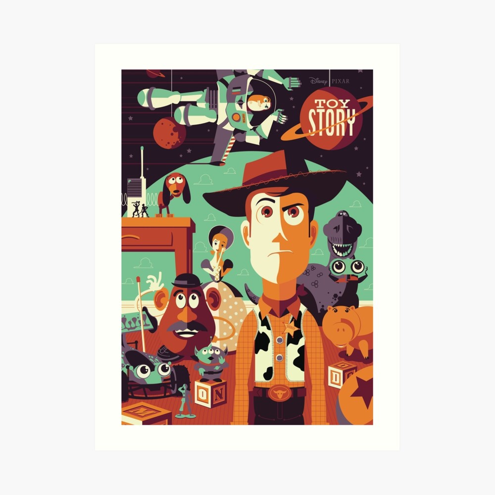 その他 PIXAR TOY STORY POSTER FIGURE Toy Story - Disney / Pixar Movie Poster / Print (Buzz