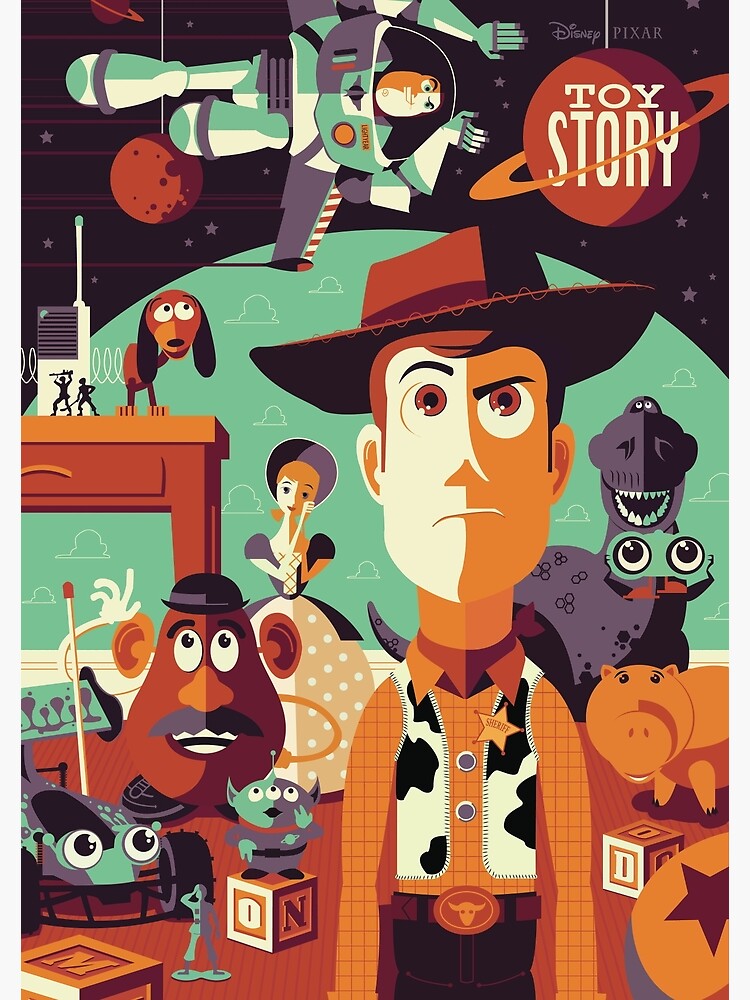 Drawing Funny Toy Story Characters Toy Story Art Print Flyland