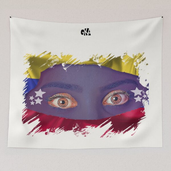 Item preview,  Venezuelans - Flag Face 05 designed and sold by GrafiKrama.