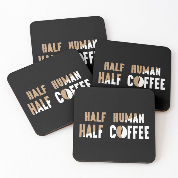 Item preview, Half human Half coffee designed and sold by plussorn.