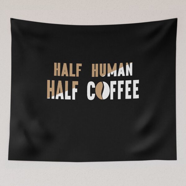 Item preview, Half human Half coffee designed and sold by plussorn.