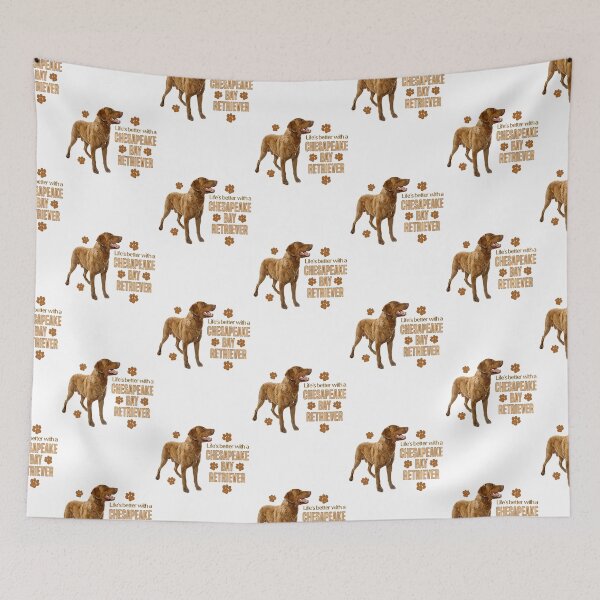 Item preview, ¡La vida es mejor con un Chesapeake Bay Retriever! ¡Especialmente para los amantes de los perros jubilados de Chessie! designed and sold by rs-designs.