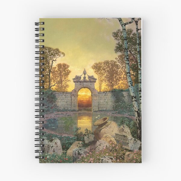 Item preview, Ruinas a la luz del atardecer (siglo XIX) - Ferdinand Knab designed and sold by SALON DES ARTS.