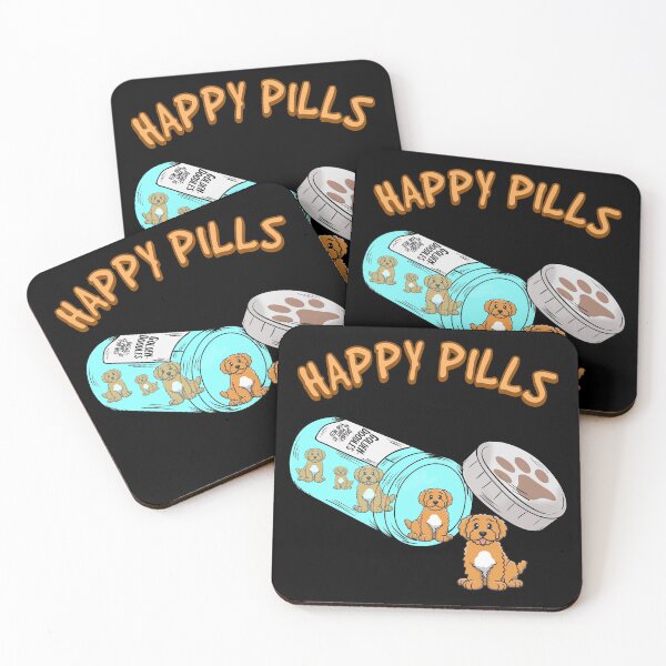 Item preview, Happy Pills Golden Doodle designed and sold by designeclipse.